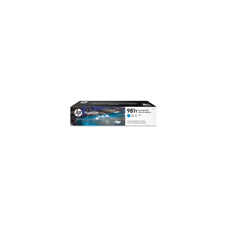HP oryginalny ink / tusz L0R13A, HP 981Y, cyan, 16000s, 185ml, extra duża pojemność