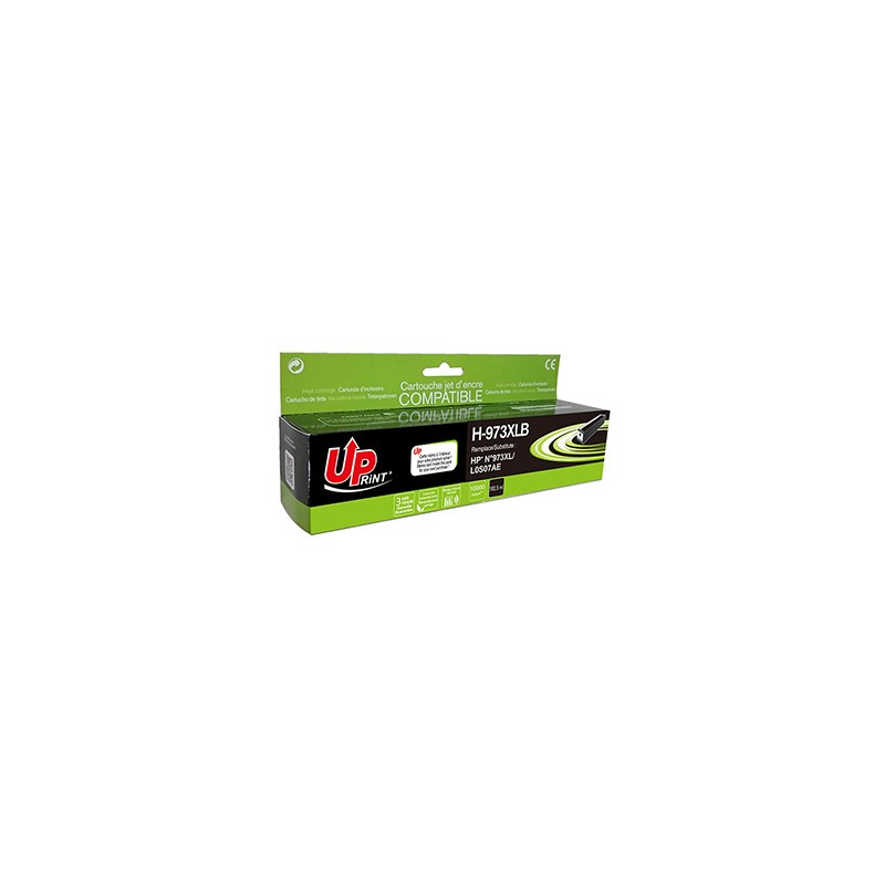 UPrint kompatybilny ink / tusz z L0S07AE, H 973XLB, H-973XLB, black, 10000s, 182,5ml