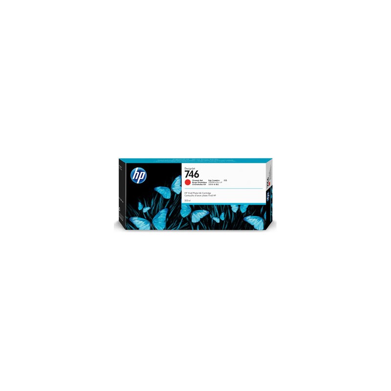 HP oryginalny ink / tusz P2V81A, HP 746, chromatic red, 300ml