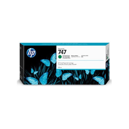 HP oryginalny ink / tusz P2V84A, HP 747, chromatic green, 300ml
