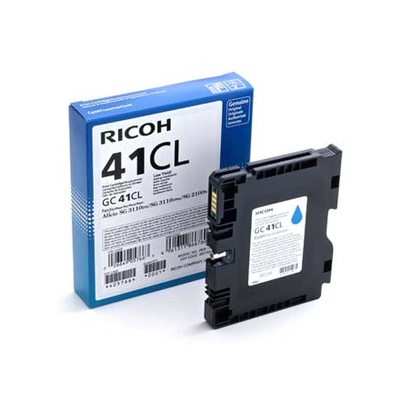 Ricoh oryginalny wkład żelowy 405766, GC41C, cyan, 600s