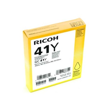 Ricoh oryginalny wkład żelowy 405764, GC41HY, yellow, 2200s