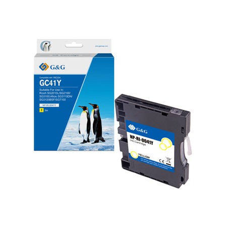 G&G kompatybilny ink / tusz z 405768, NP-RI-0041Y, yellow, 600s