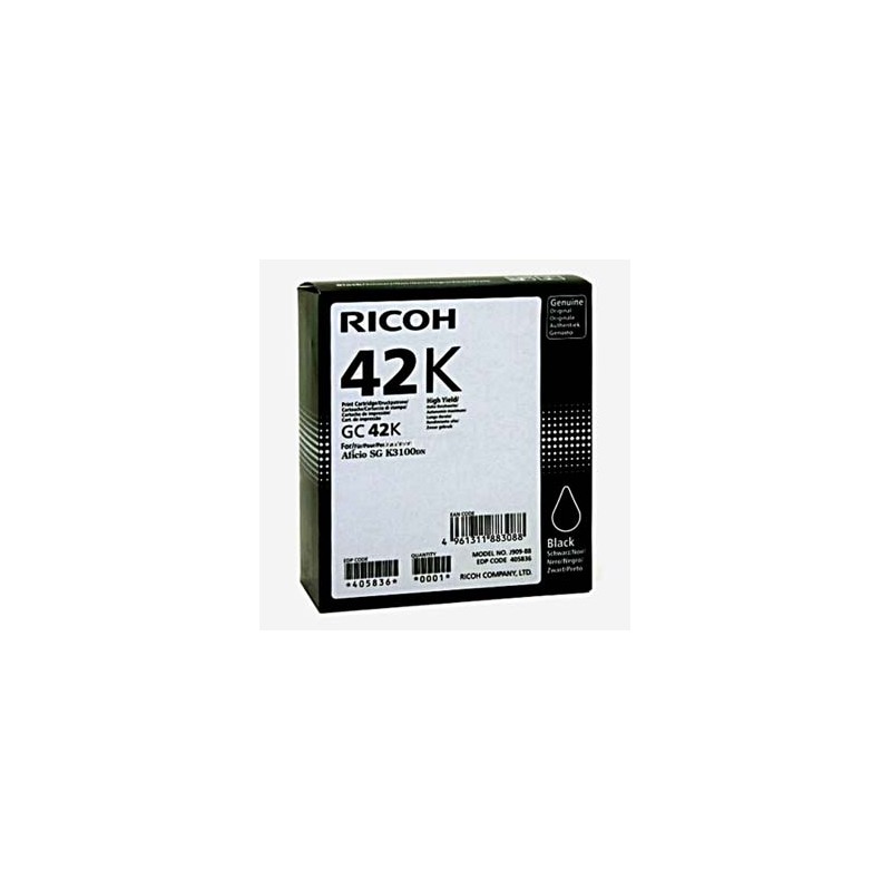 Ricoh oryginalny wkład żelowy 405836, GC 42K, black, 10000s