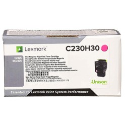 Lexmark oryginalny toner C230H30, magenta, 2300s, high capacity
