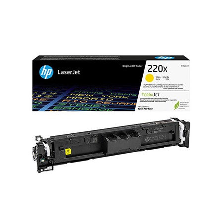 HP oryginalny toner W2202X, HP 220X, yellow, 5500s, high capacity