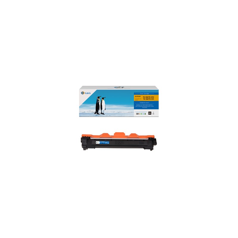 G&G kompatybilny toner z Brother TN1030, TN1050, TN1075, TN1060, TN1070, NT-PB1000, black, 1000s