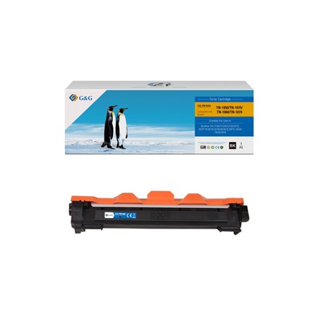 G&G kompatybilny toner z Brother TN1030, TN1050, TN1075, TN1060, TN1070, NT-PB1000, black, 1000s