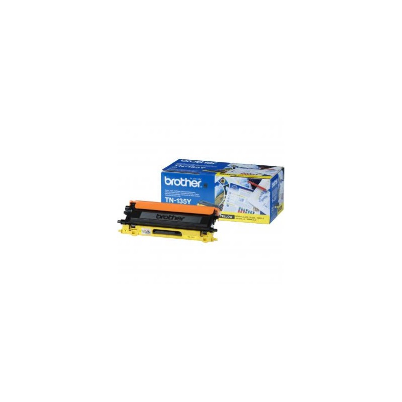 Brother oryginalny toner TN135Y, yellow, 4000s