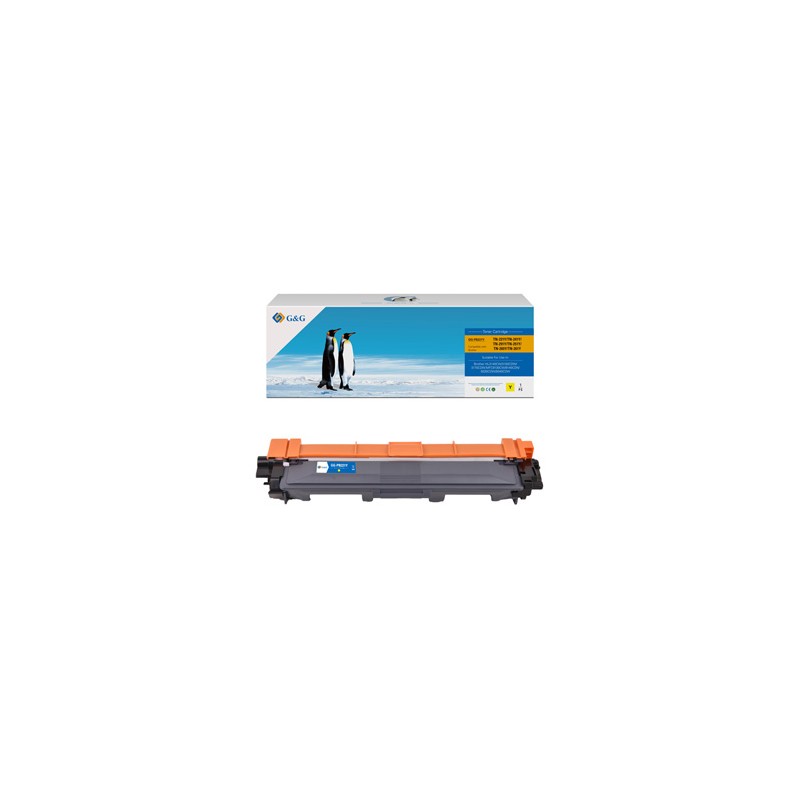G&G kompatybilny toner z Brother TN241Y, NT-PB221Y, yellow, 1400s