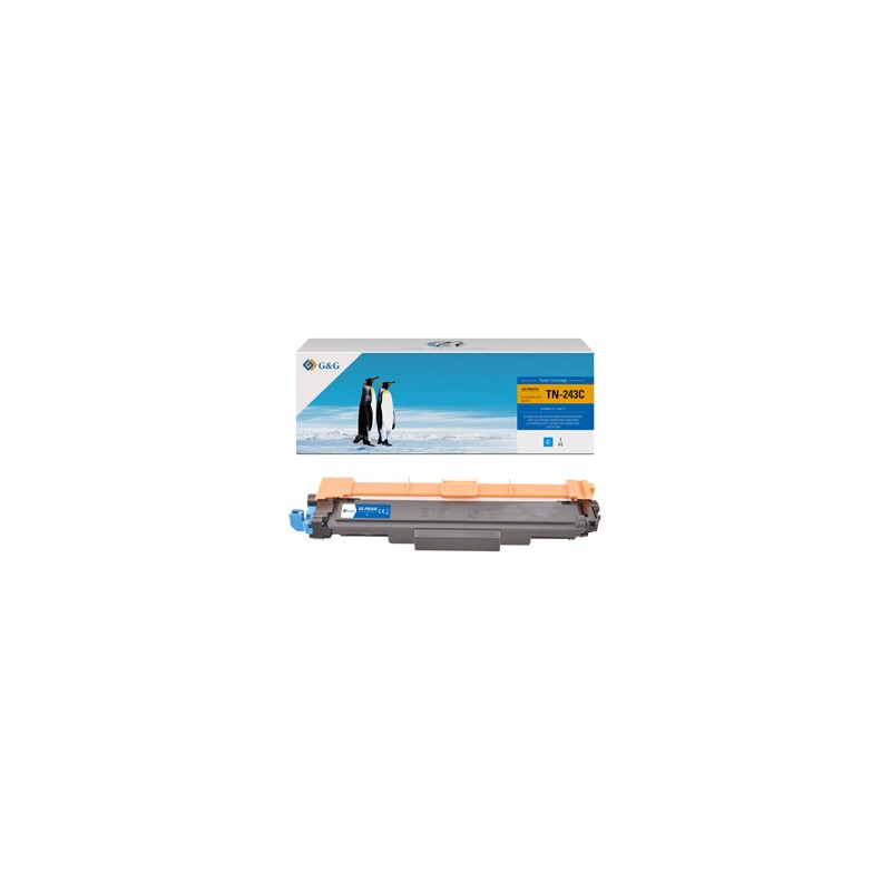 G&G kompatybilny toner z Brother TN243C, NT-PB243C, cyan, 1000s