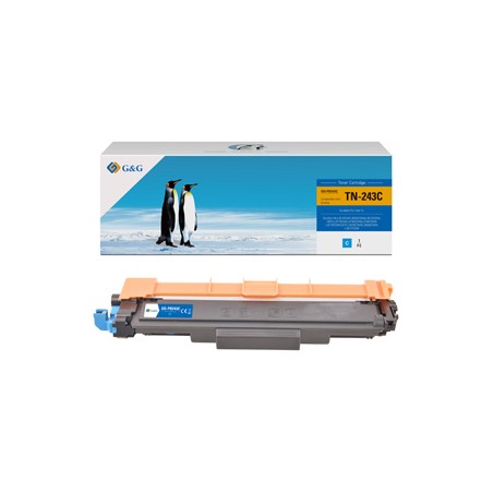 G&G kompatybilny toner z Brother TN243C, NT-PB243C, cyan, 1000s