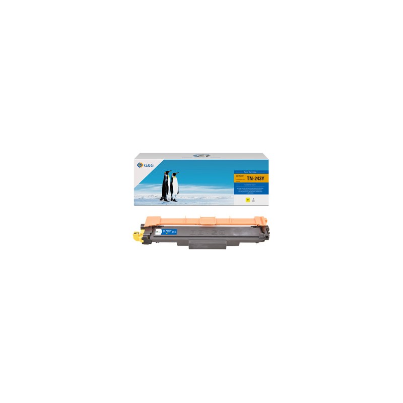 G&G kompatybilny toner z Brother TN243Y, NT-PB243Y, yellow, 1000s