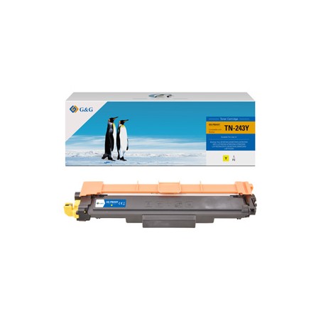 G&G kompatybilny toner z Brother TN243Y, NT-PB243Y, yellow, 1000s
