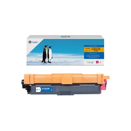 G&G kompatybilny toner z Brother TN245M, TN225M, TN265M, TN295M, TN255M, NT-PB225M, magenta, 2200s