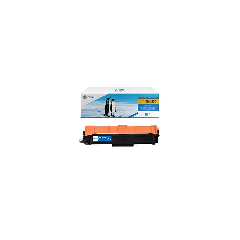 G&G kompatybilny toner z Brother TN247C, NT-PB247C, cyan, 2300s