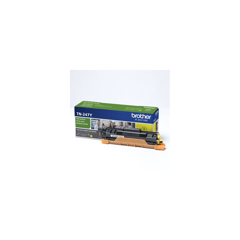 Brother oryginalny toner TN247Y, yellow, 2300s