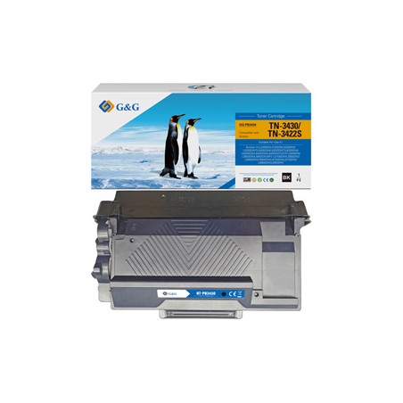 G&G kompatybilny toner z Brother TN3430, NT-PB3430, black, 3000s