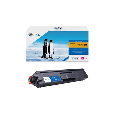 G&G kompatybilny toner z Brother TN910M, NT-CB910M, magenta, 9000s