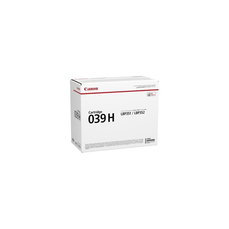 Canon oryginalny toner 039 H BK, 0288C001, black, 25000s, high capacity
