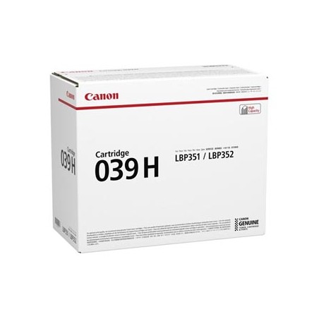 Canon oryginalny toner 039 H BK, 0288C001, black, 25000s, high capacity