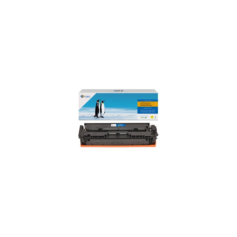 G&G kompatybilny toner z Canon 054HY, NT-PC054XY, yellow, 2300s, high capacity