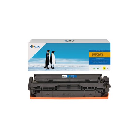 G&G kompatybilny toner z Canon 054HY, NT-PC054XY, yellow, 2300s, high capacity