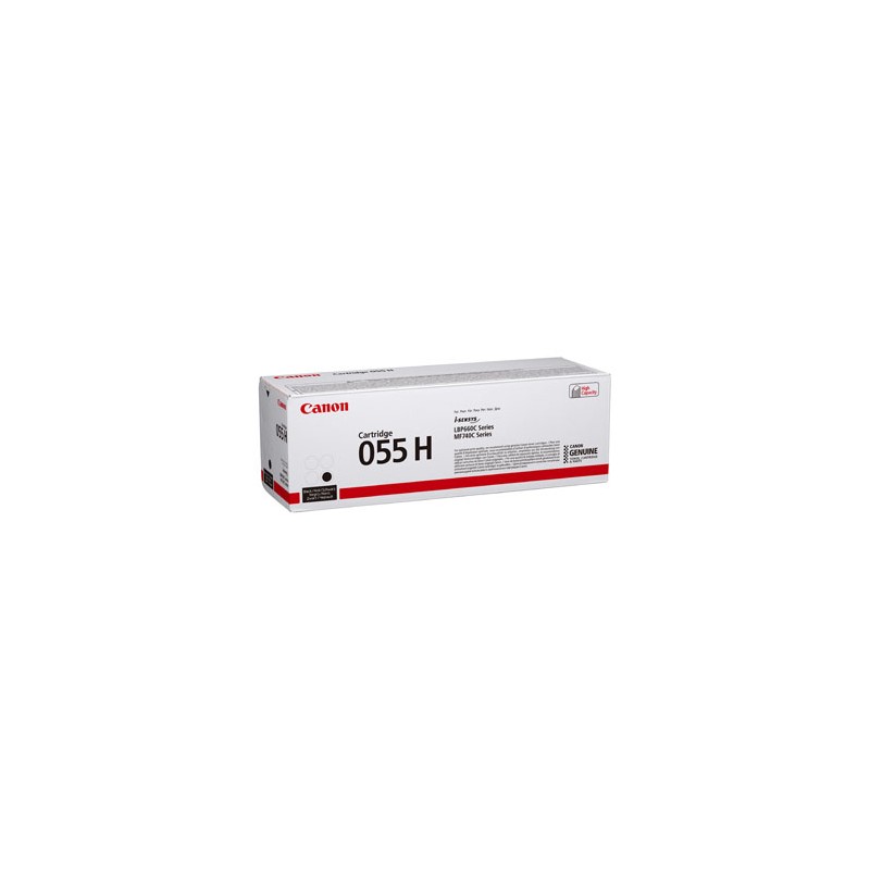 Canon oryginalny toner 055 H BK, 3020C002, black, 7600s, high capacity
