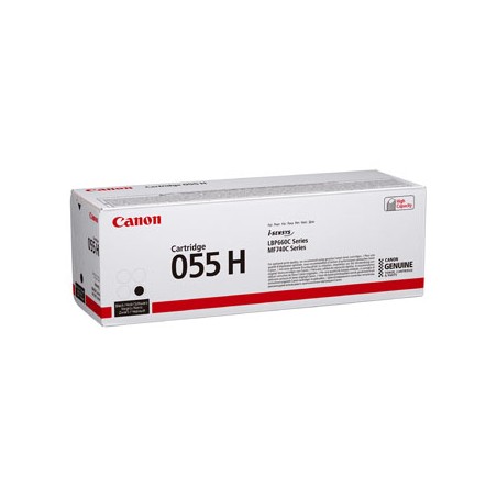 Canon oryginalny toner 055 H BK, 3020C002, black, 7600s, high capacity
