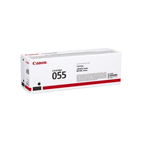 Canon oryginalny toner 055 BK, 3016C002, black, 2300s