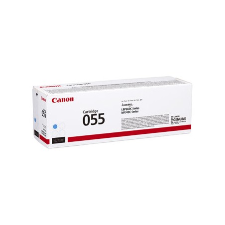 Canon oryginalny toner 055 C, 3015C002, cyan, 2100s