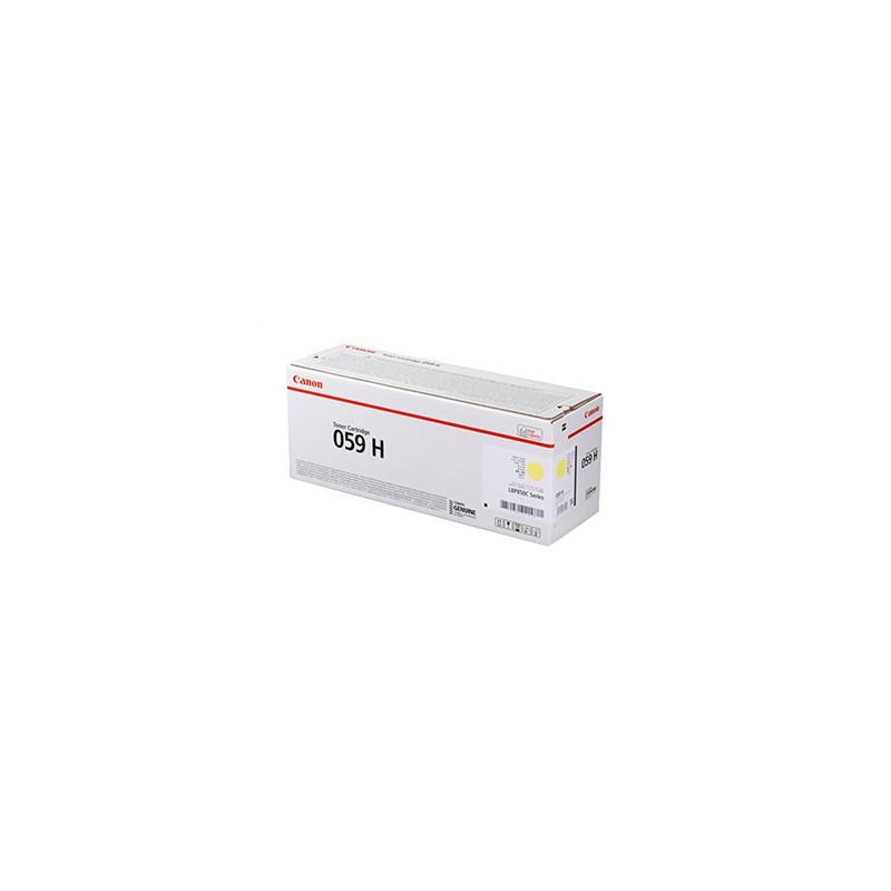 Canon oryginalny toner 059 H Y, 3624C001, yellow, 13500s, high capacity