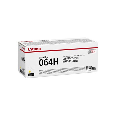 Canon oryginalny toner 064 H Y, 4932C001, yellow, 10500s, high capacity