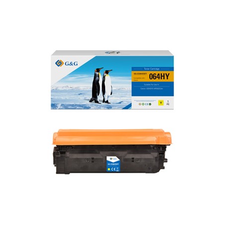 G&G kompatybilny toner z Canon 064 H Y, NT-CC064XQFY-RC, yellow, 10500s, high capacity
