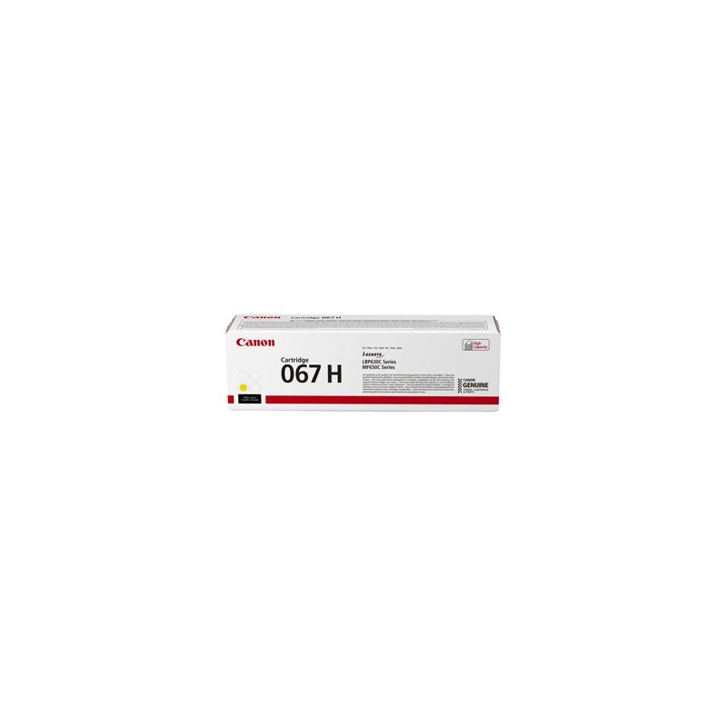 Canon oryginalny toner 067 H Y, 5103C002, yellow, 2350s, high capacity