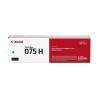 Canon oryginalny toner 075 H C, 6368C002, cyan, 2500s, high capacity