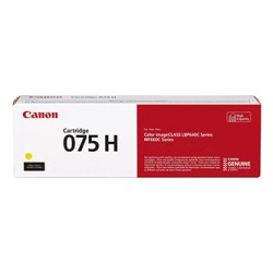 Canon oryginalny toner 075 H Y, 6366C002, yellow, 2500s, high capacity