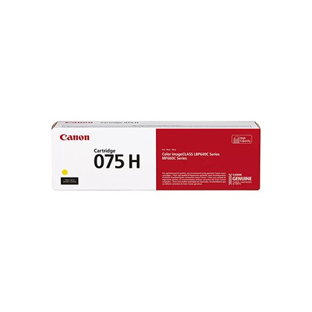 Canon oryginalny toner 075 H Y, 6366C002, yellow, 2500s, high capacity