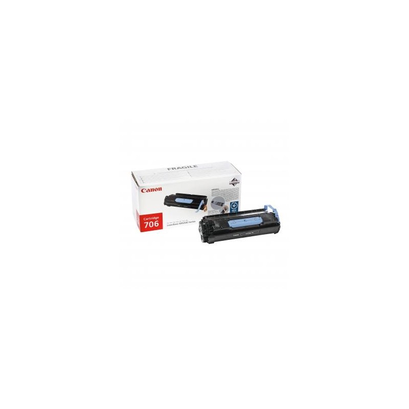 Canon oryginalny toner 706 BK, 0264B002, black, 5000s