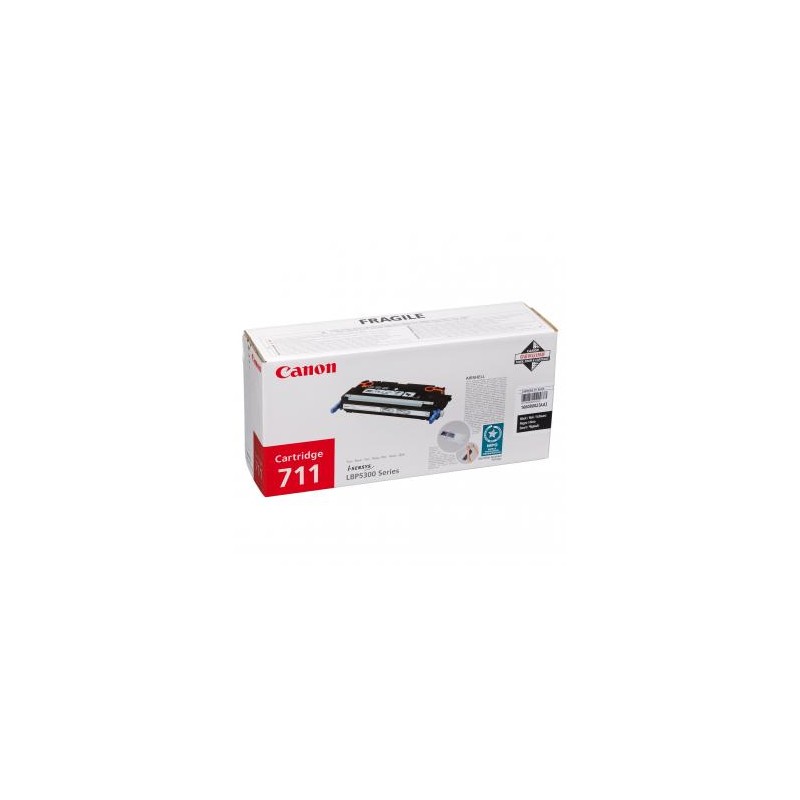Canon oryginalny toner CRG711, 1660B002, black, 6000s