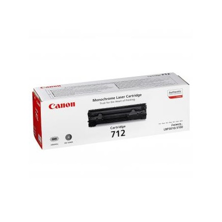 Canon oryginalny toner 712 BK, 1870B002, black, 1500s