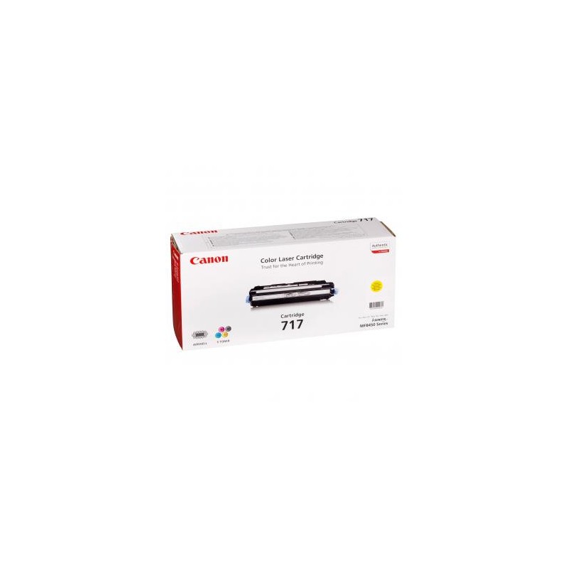 Canon oryginalny toner CRG717, 2575B002, yellow, 4000s, EOL