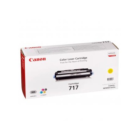 Canon oryginalny toner CRG717, 2575B002, yellow, 4000s, EOL