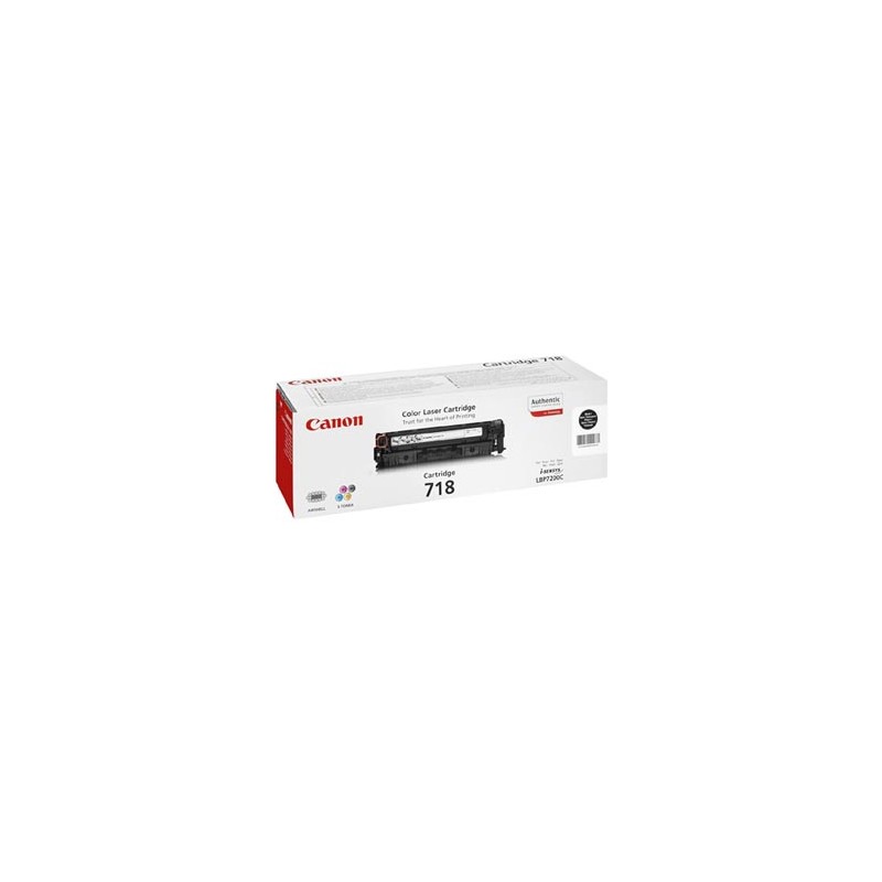 Canon oryginalny toner 718 BK, 2662B005, black, 6800s, dual pack, 2szt