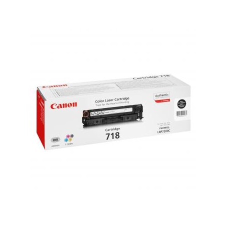 Canon oryginalny toner 718 BK, 2662B002, black, 3400s