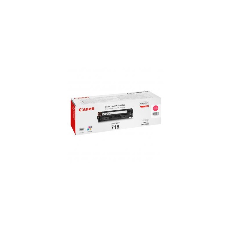 Canon oryginalny toner 718 M, 2660B002, 2660B011, magenta, 2900s