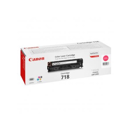Canon oryginalny toner 718 M, 2660B002, 2660B011, magenta, 2900s