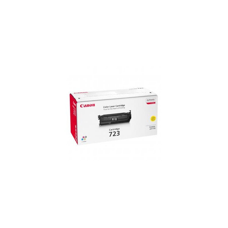 Canon oryginalny toner 723 Y, 2641B002, yellow, 8500s