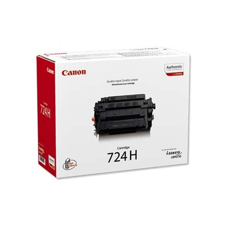 Canon oryginalny toner 724 H BK, 3482B002, black, 12500s, high capacity