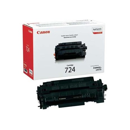 Canon oryginalny toner 724 BK, 3481B002, black, 6000s